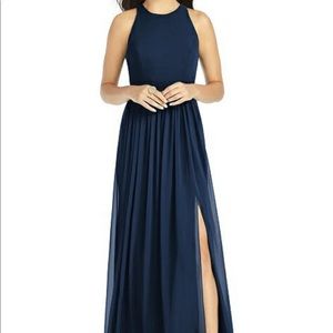 Dessy Thread Bridesmaid Dress Kaitlyn- Midnight